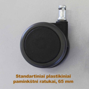 Paminkštinti ratukai kietai dangai 65mm